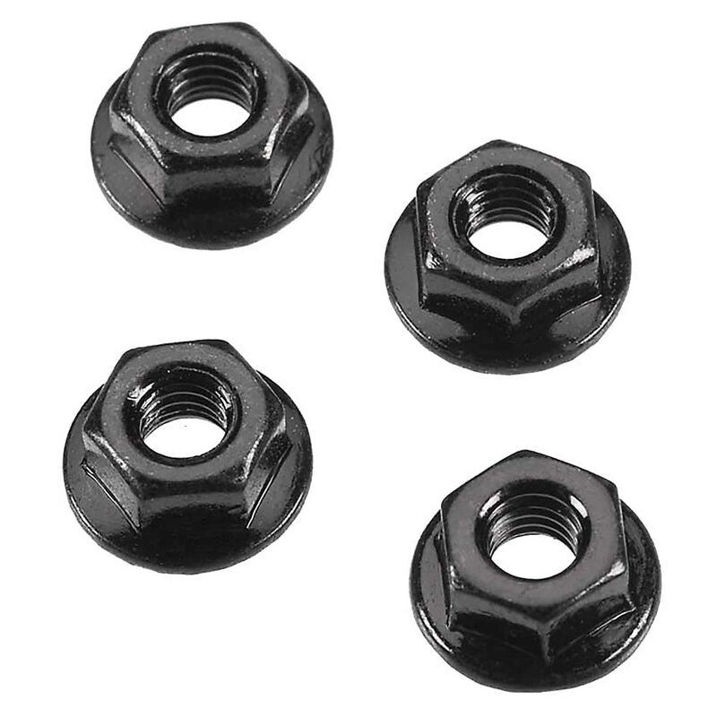 Arrma AR708003 Serrated Flange Wheel Nut 4mm (4) - ARAC9750