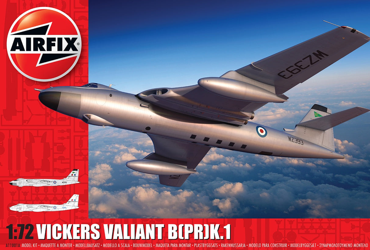 Airfix 1/72 Vickers Valiant B(PR)K1 Bomber - ARX11001