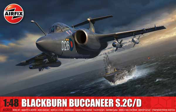 Airfix 1/48 Blackburn Buccaneer S2 Strike Aircraft - ARX12012