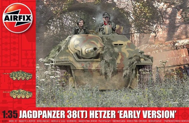 Jagdpanzer 38(t) Hetzer Early Version Tank 1/35 Airfix