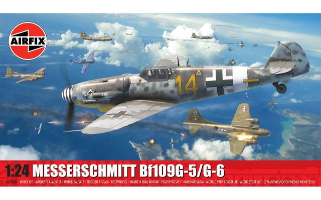Airfix 1/24 Messerschmitt Bf109G-5/G-6 Plastic Model Kit