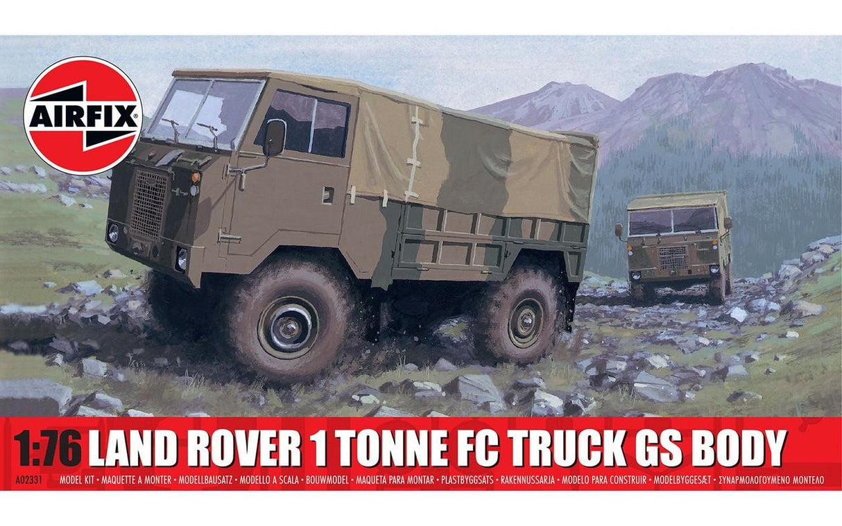 Airfix 1/76 Airfix Land Rover 1 Tonne FC Truck G.S. Body Plastic Model Kit #A02331F