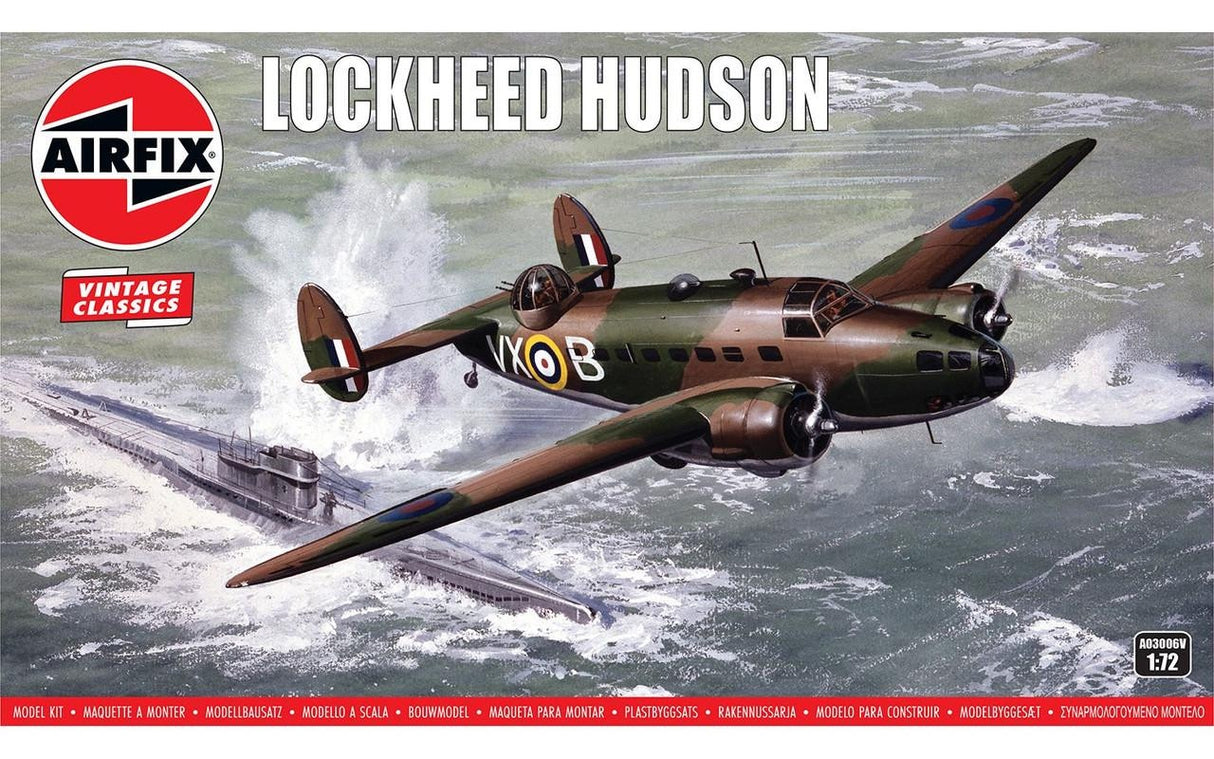Airfix 1/72 Airfix Lockheed Hudson Plastic Model Kit #A03006VF