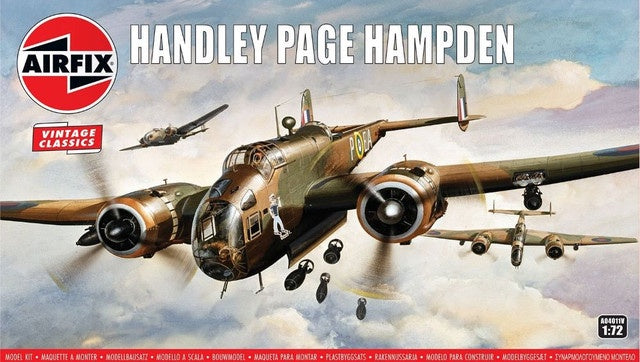 Airfix 1/72 Handley Page Hampden RAF Bomber