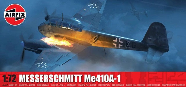 Airfix 1/72 Messerschmitt Me410A-1 Plastic Model Kit #4069