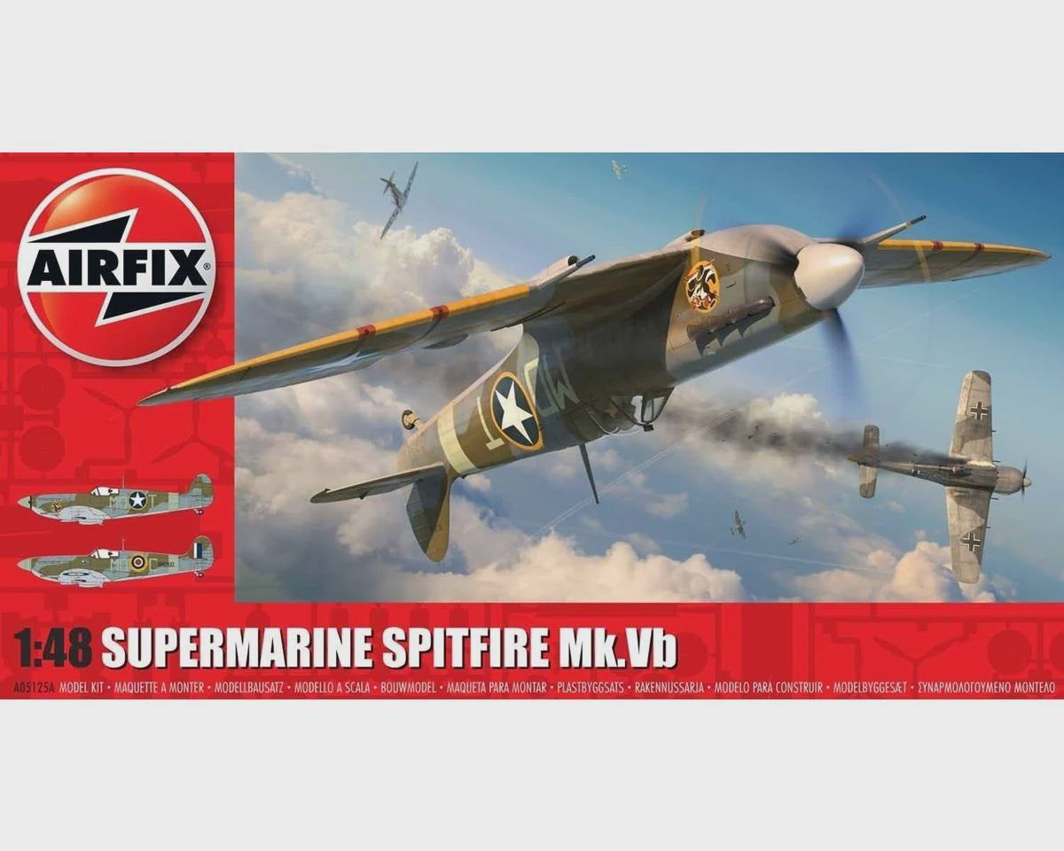 Airfix 1/48 Supermarine Spitfire Mk Vb Aircraft - ARX5125