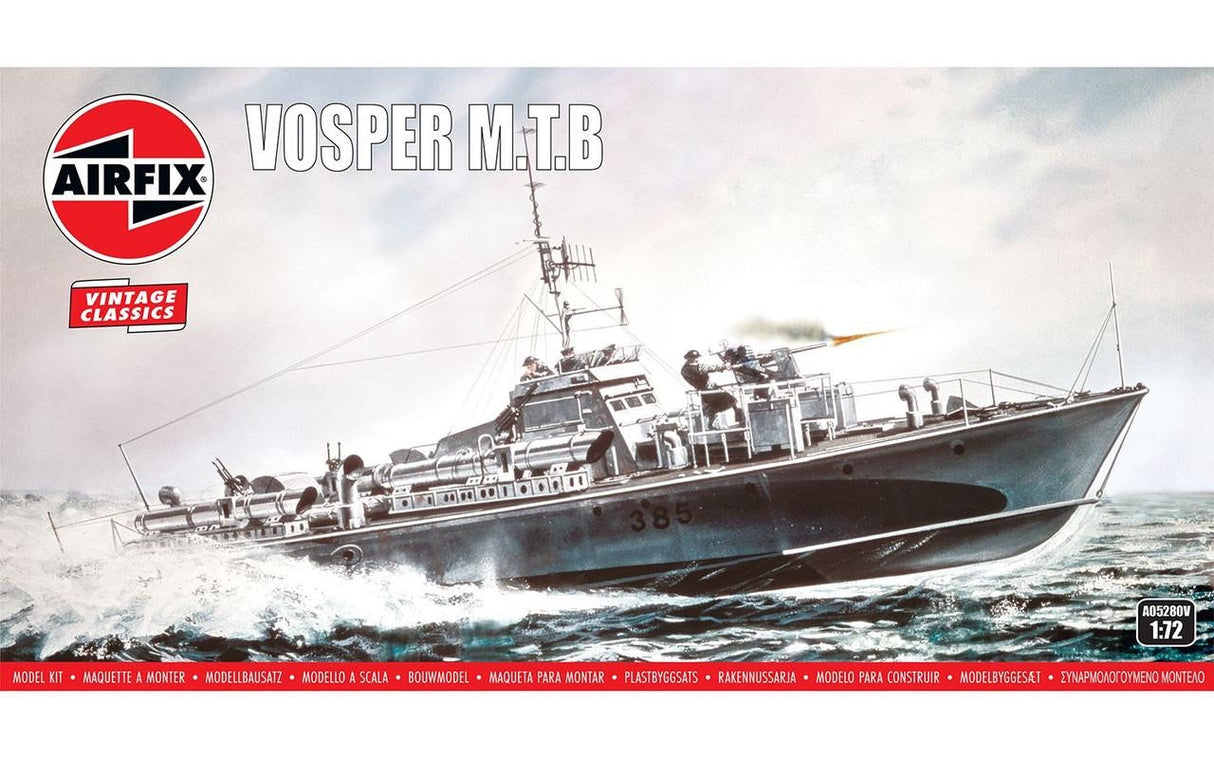 Airfix 1/72 Airfix Vosper M.T.B Plastic Model Kit #A05280VF