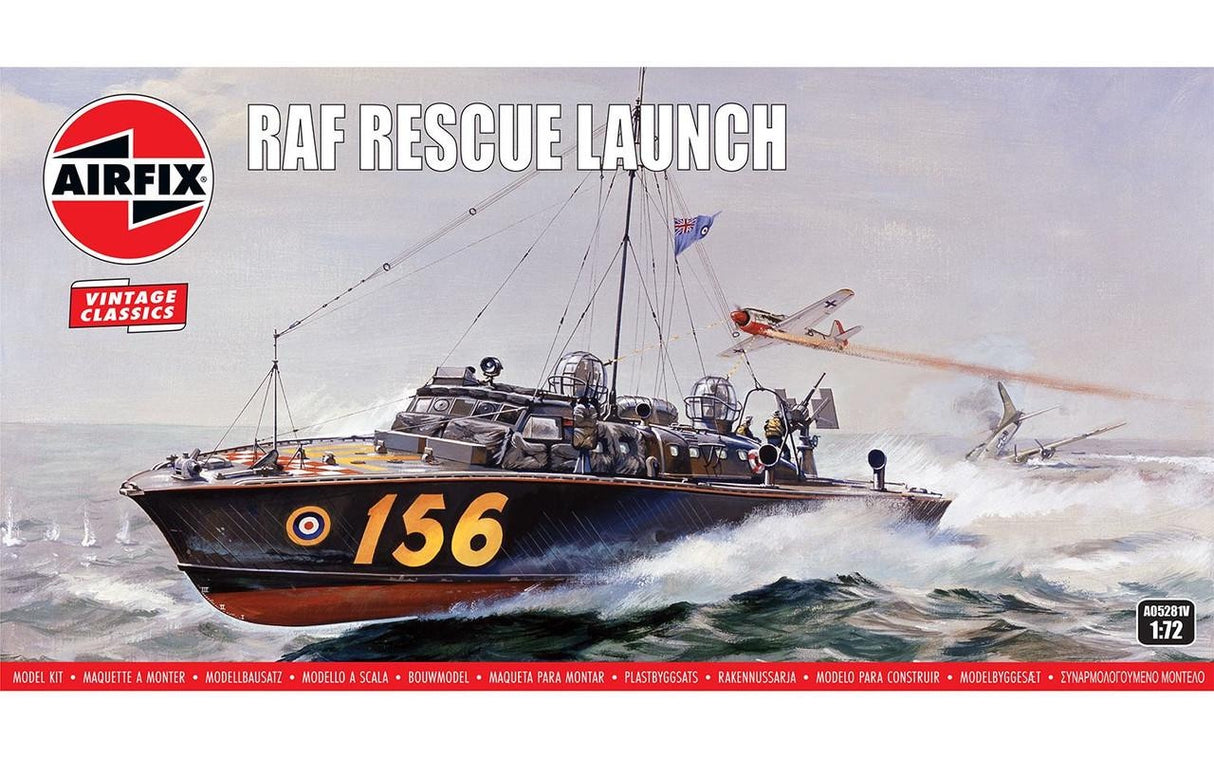Airfix 1/72 Airfix RAF Rescue Launch Plastic Model kit #A05281V