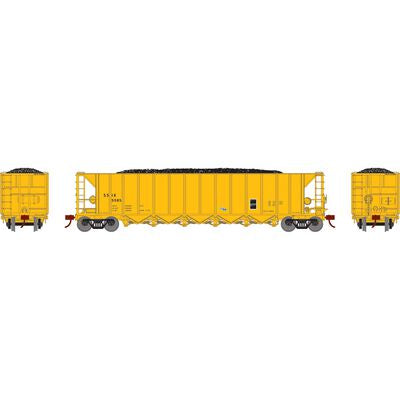 Athearn HO ATH Ortner 5-Bay Rapid Discharge Hopper, SSIX #5085
