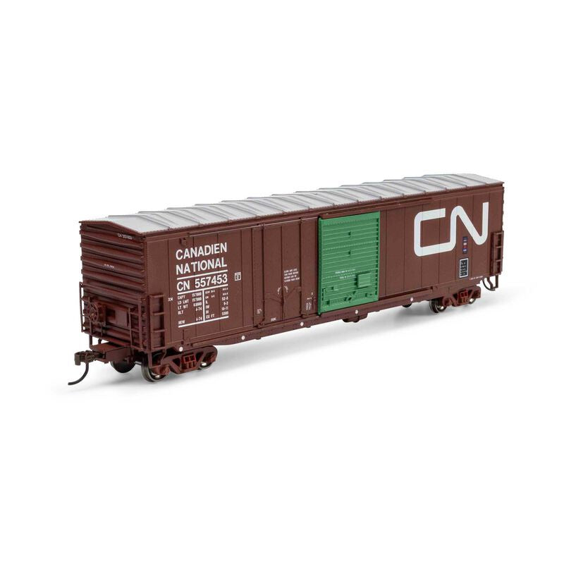 Athearn ATH-1343 HO ATH 50' ACF Combo Door Box Car, CN #557453