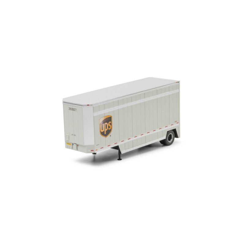 HO ATH 28' Parcel (PUP) Trailer, UPS w/Shield #292827