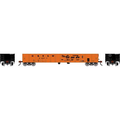 Athearn HO 52' Mill Gondola, Denver & Rio Grande Western (D&RGW) #56377