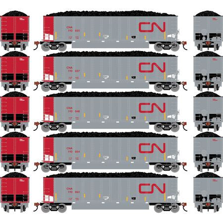 Athearn HO ATH Bethgon Coalporter w/Coal Load, CNA #192025/192037/192048/192054/192062 (5)
