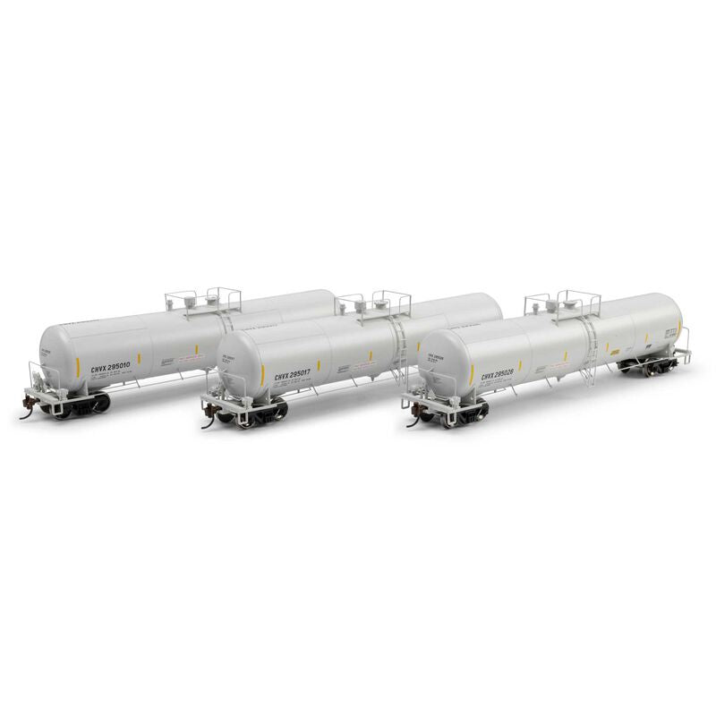 Athearn HO 30K Ethanol Tank Car, CHVX #295010/295017/295026 (3)