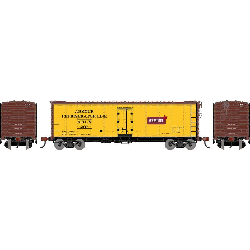 Athearn HO 40' Steel Refrigerator Car, ARLX #207