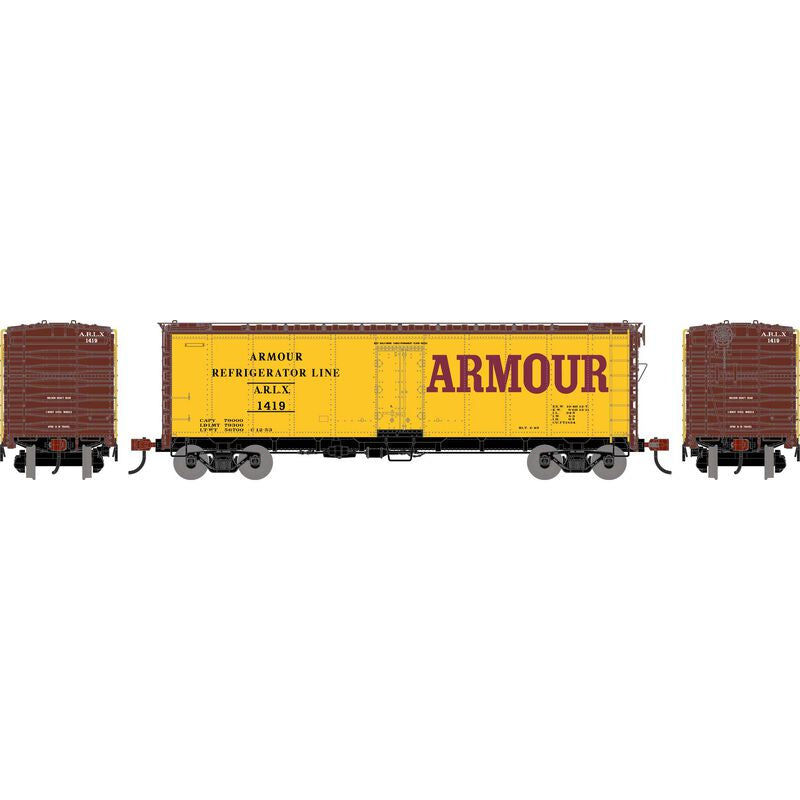 Athearn HO 40' Steel Refrigerator Car, ARLX #1419