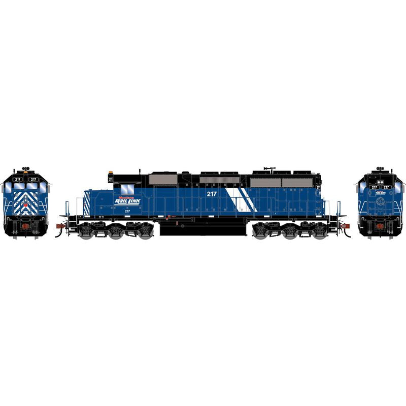 Athearn HO SD40 Locomotive, Montana Rail Link (MRL) #217