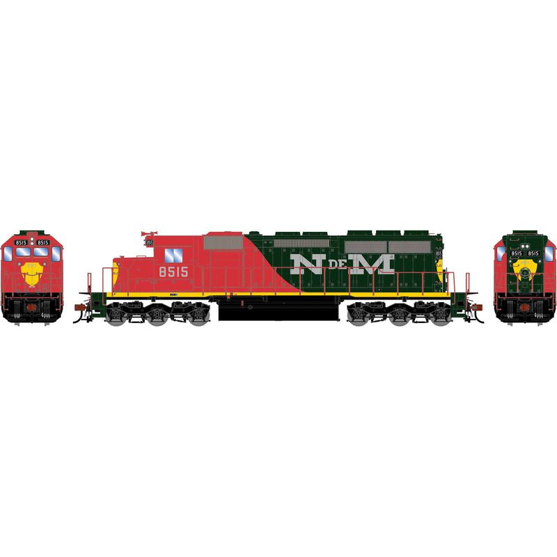 Athearn HO SD40 Locomotive, NdeM #8515