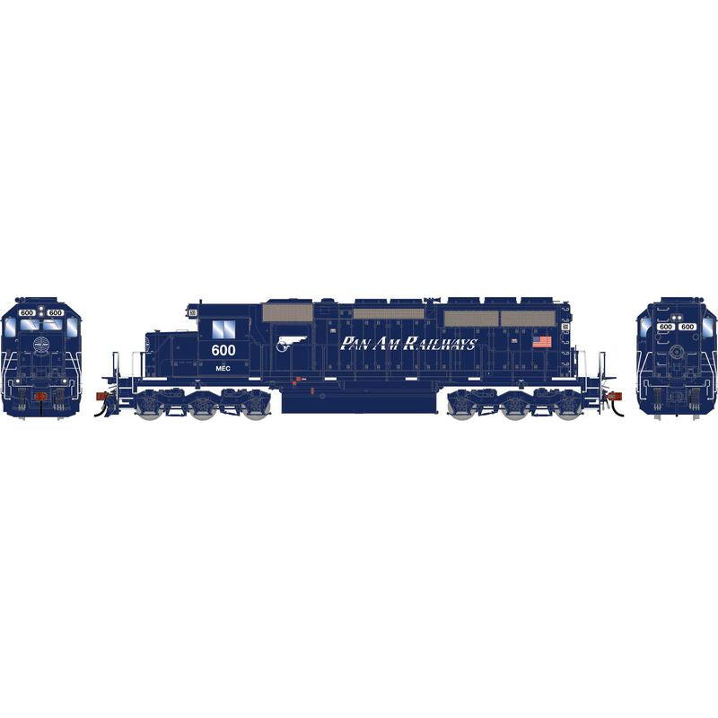 Athearn HO SD40 Locomotive w/DCC & Sound, Maine Central (MEC) #600