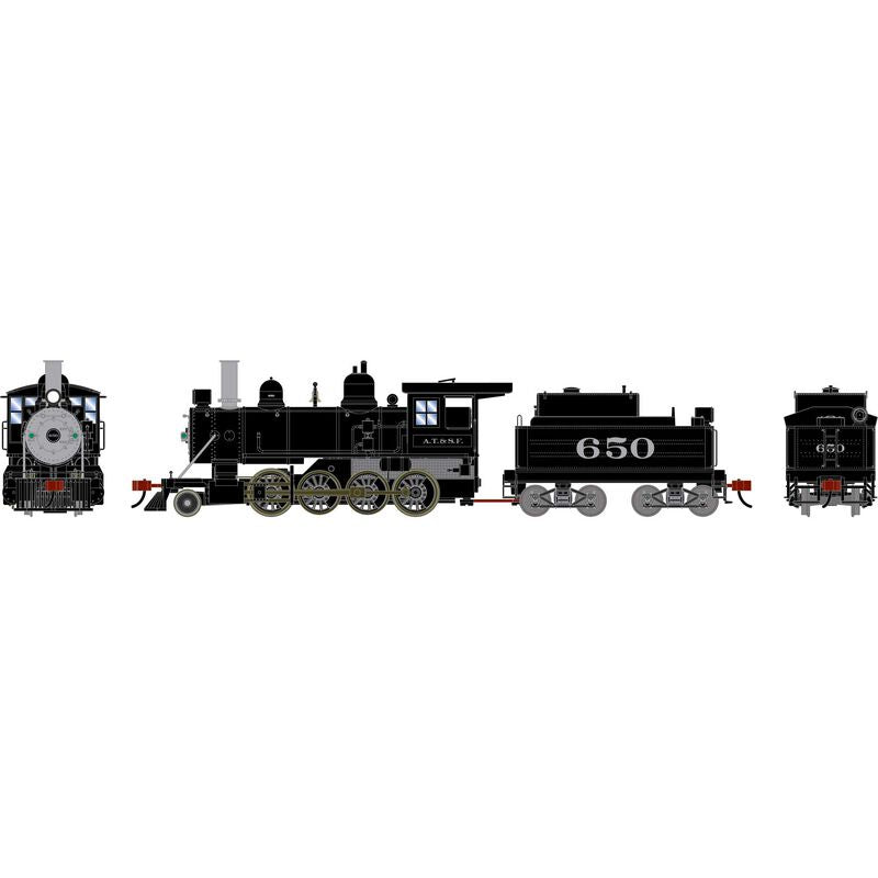 Athearn HO 2-8-0 Steam Locomotive, Santa Fe (ATSF) #650