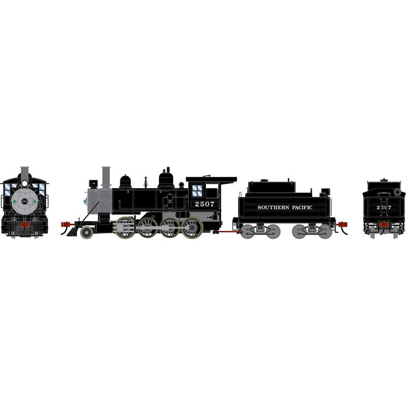 Athearn HO 2-8-0 Steam Locomotive w/DCC & Sound, Southern Pacific (SP) #2507