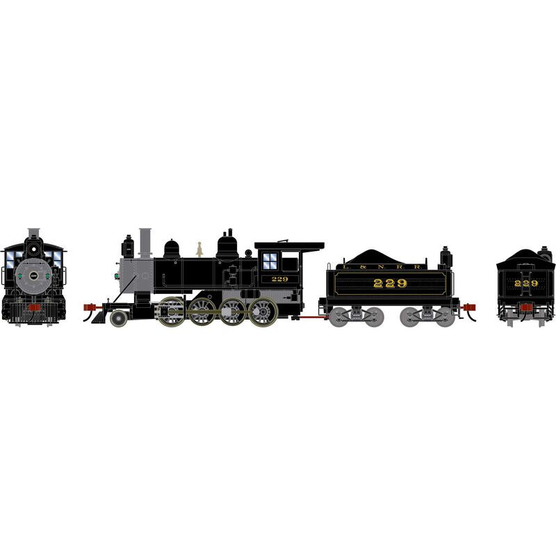 Athearn HO 2-8-0 Steam Locomotive w/DCC & Sound, Louisville & Nashville (L&N) #229