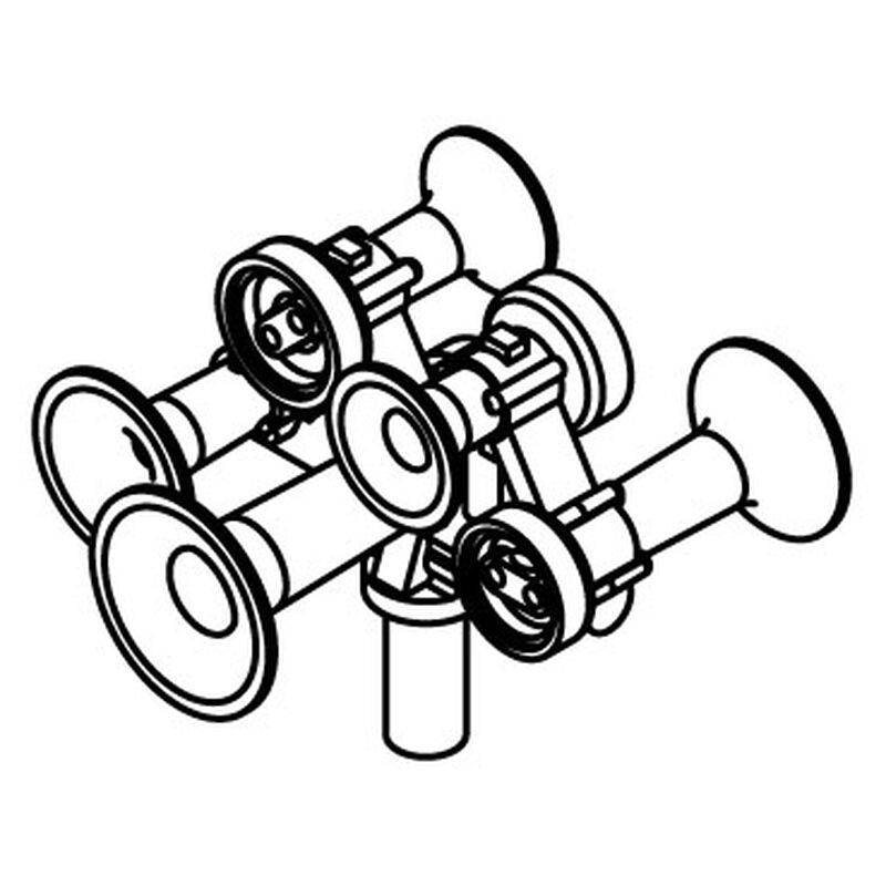 Athearn HO Horn, Nathan M5R24 (3) - ATH02045