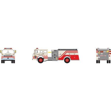 Athearn N Ford C Canopy Cab Fire Truck,Washington DC #E-19 - ATH10298
