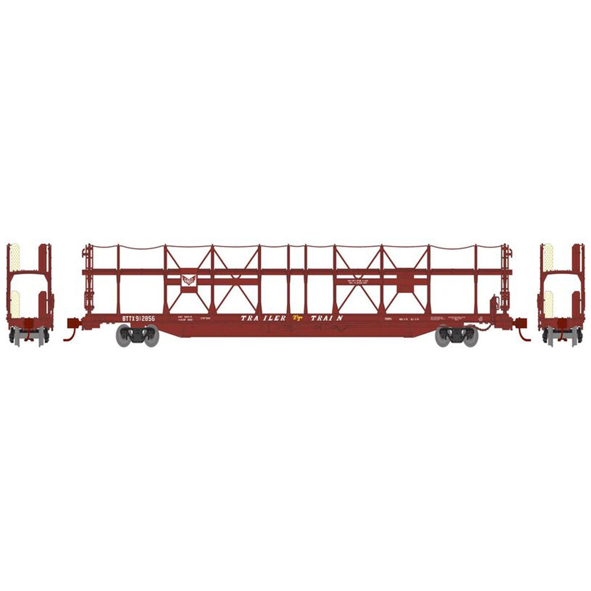 Athearn N F89-F Bi-Level Auto Rack, GM&O #912856 - ATH14471