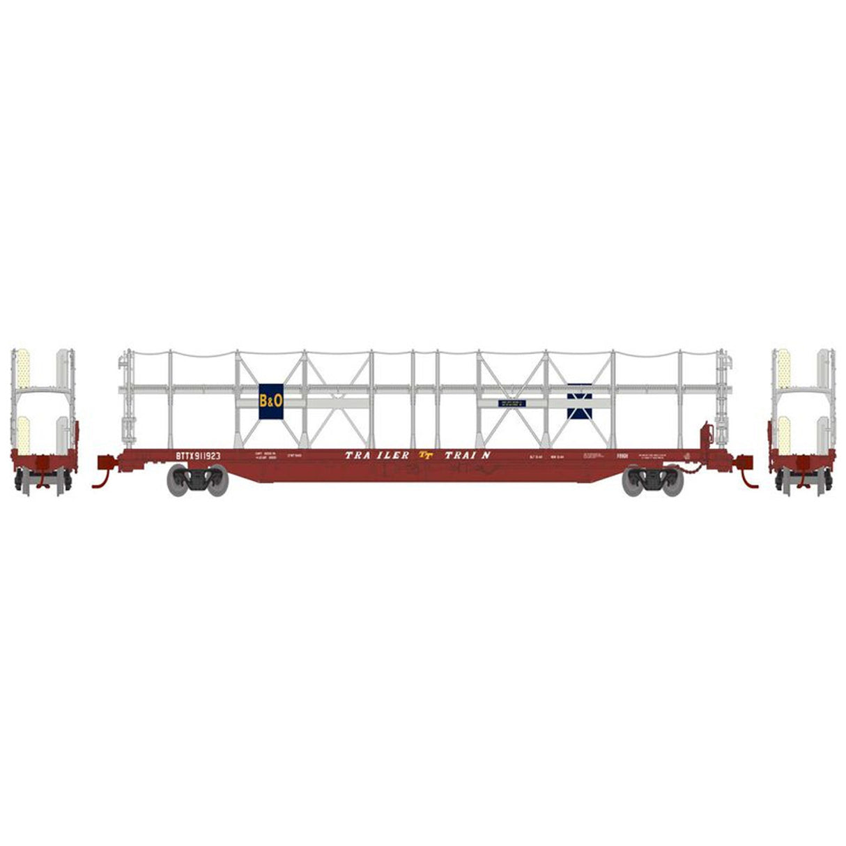 Athearn N F89-F Bi-Level Auto Rack, B&O #911923 - ATH14474