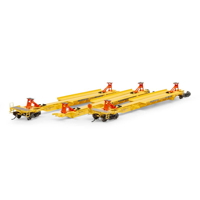 Athearn HO RTR 57' Trinity Spine Car,TTRX/Faded #360844(3)