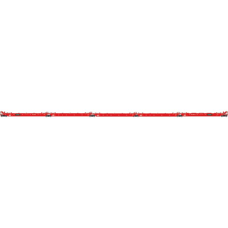 Athearn HO RTR Maxi III Well, Ferromex #5019 (5) - ATH15614