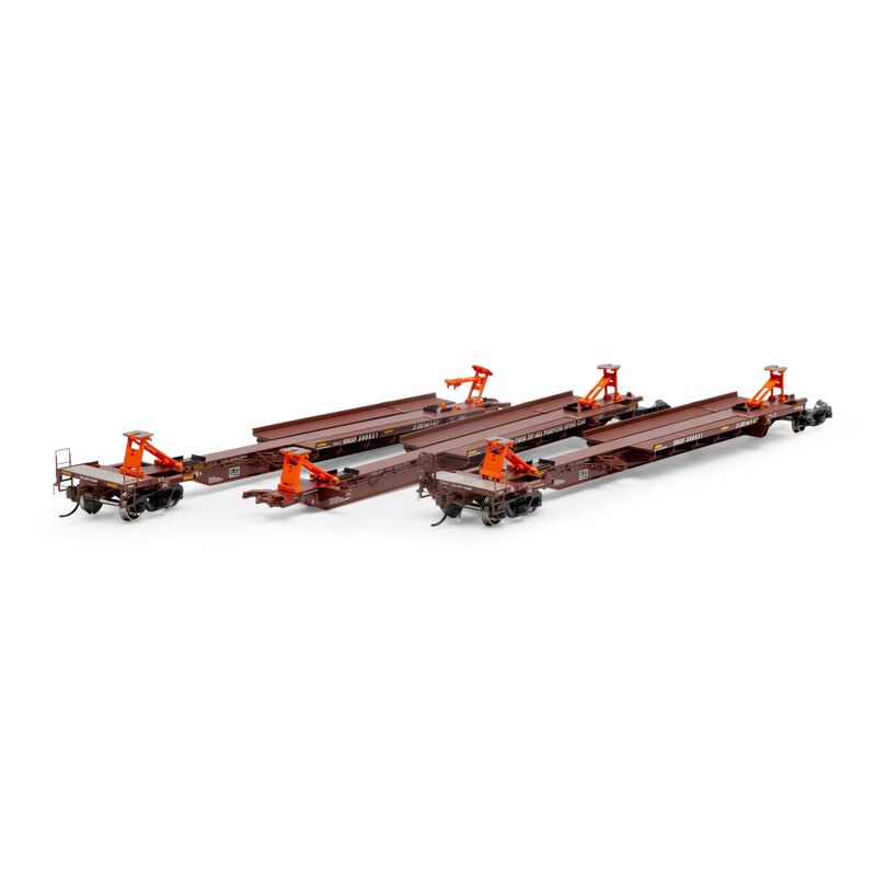 Athearn HO RTR 57' Trinity Spine Car, BNSF #300531 (3)
