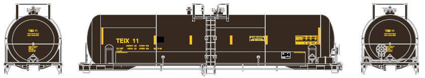 Athearn HO RTR RTC 20,900-Gallon Tank, TEIX #74 - ATH15772