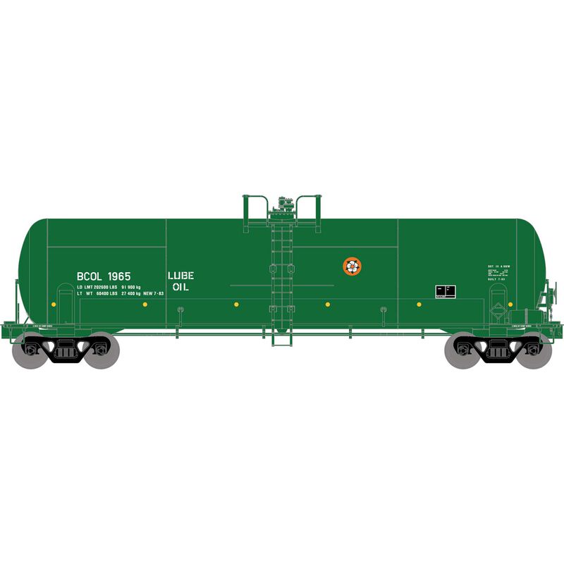 Athearn HO RTR RTC 20,900-Gal Acid Tank, BCOL #1965 - ATH15923