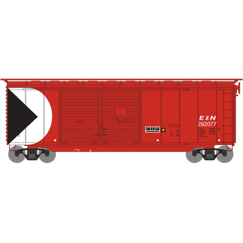 Athearn HO RTR 40' Double Door Box, E&N #292077 - ATH16050