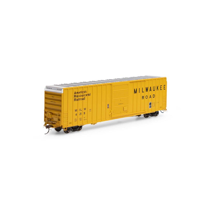 Athearn HO RTR FMC 60' Hi-Cube Ex-Post Box, MILW #4219 - ATH16115