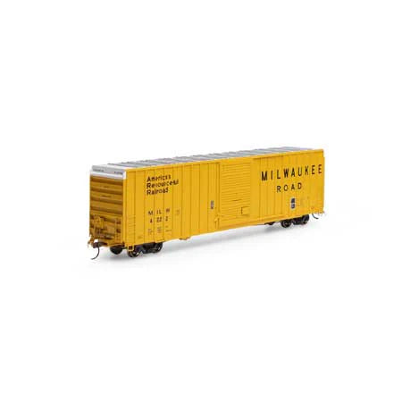 Athearn HO RTR FMC 60' Hi-Cube Ex-Post Box, MILW #4222 - ATH16117