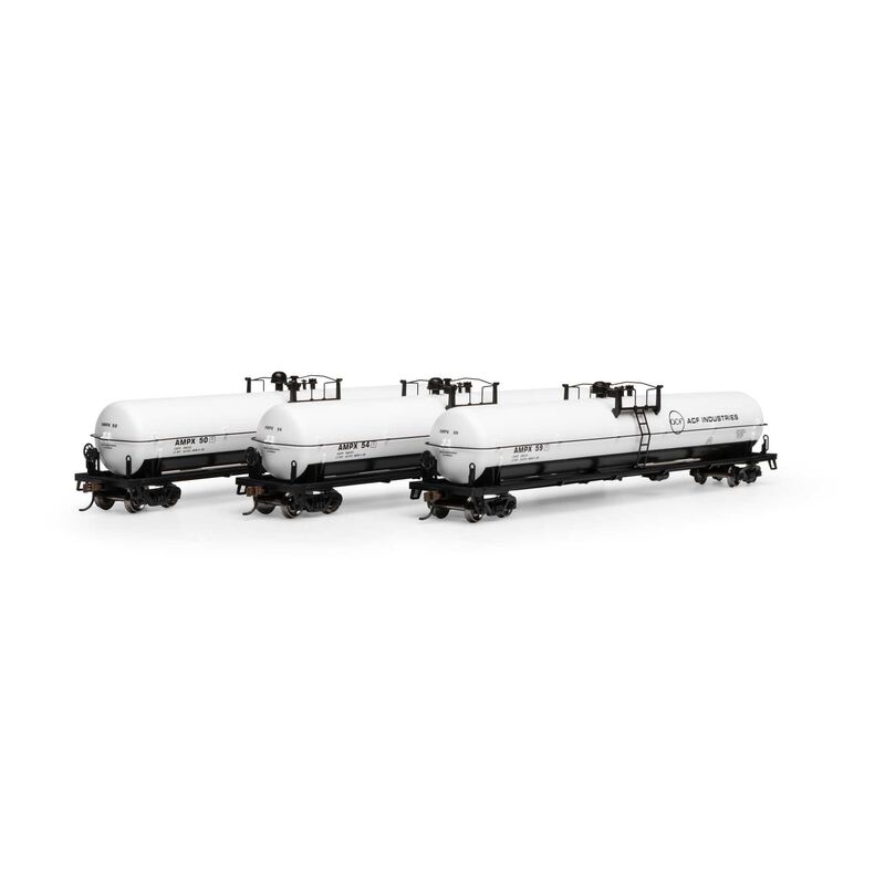 Athearn HO RTR 62' Tank, AMPX (3) - ATH16277
