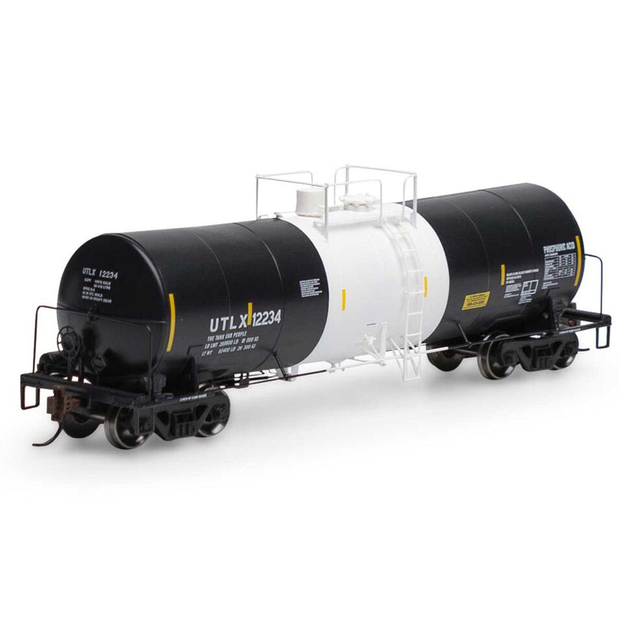 Athearn HO RTR 16,000-Gallon Clay Slurry Tank, UTLX #12234 - ATH16347