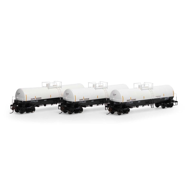 Athearn HO RTR 16,000-Gallon Clay Slurry Tank, SHPX #2 (3) - ATH16358