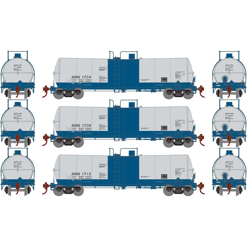 HO 16K Gal Clay Tank, ASRX #1704/1709/1712