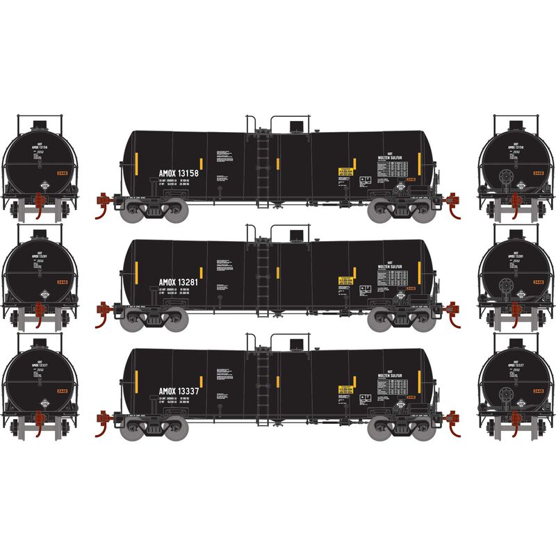 HO 16K Gal Clay Tank, AMOX #13158/13281/13337