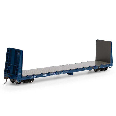 Athearn HO RTR 60' Bulkhead Flat, CLC #1341 - ATH17067