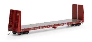 Athearn HO RTR 60' Bulkhead Flat, CPR #316399 - ATH17069