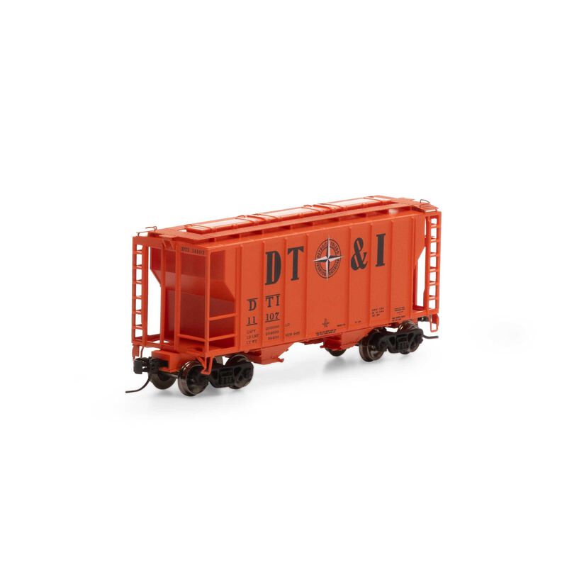 N PS-2 2600 Covered Hopper, DT&I #11107