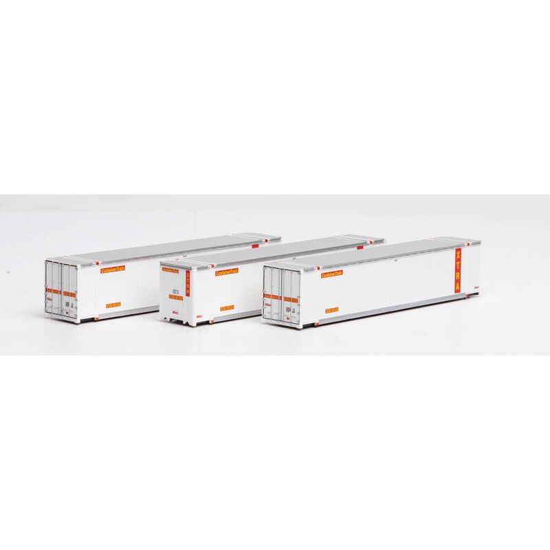 Athearn N 48' Container, XTRA #1 (3) - ATH17304