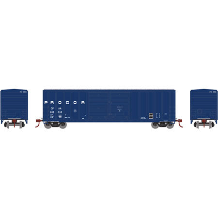 Athearn N 50' FMC Centered Double Door Box, Procor #208023 - ATH17577