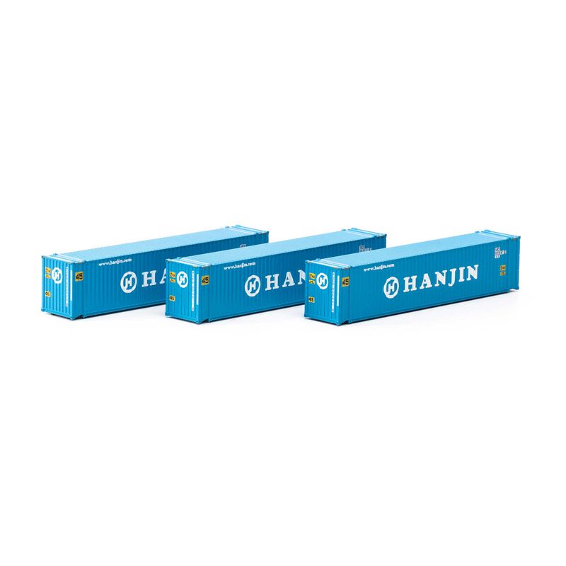Athearn N 45' Container, Hanjin (3) - ATH17669