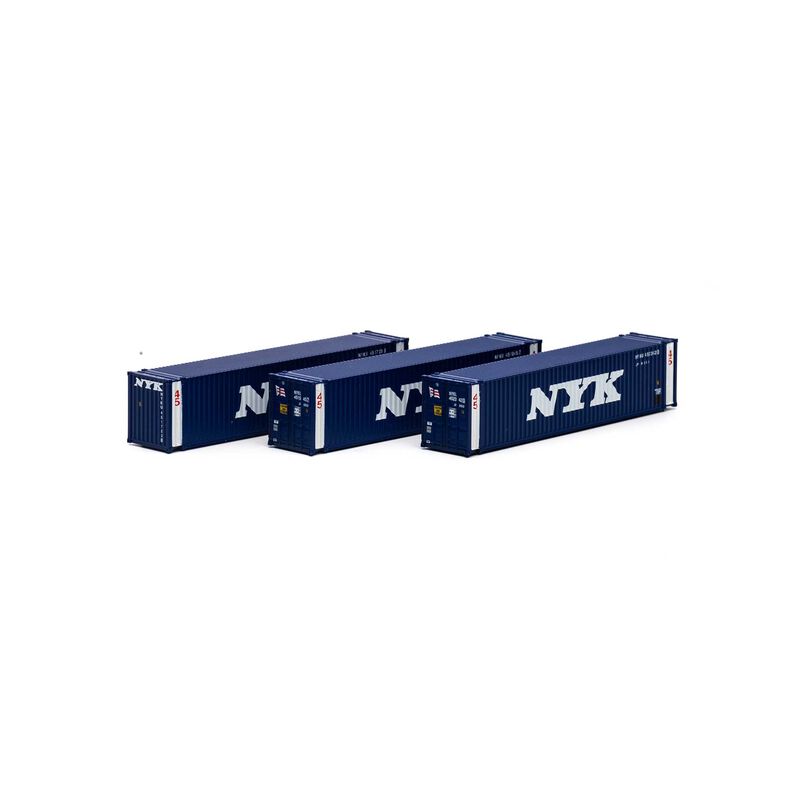 Athearn N 45' Container, NYK (3) - ATH17671